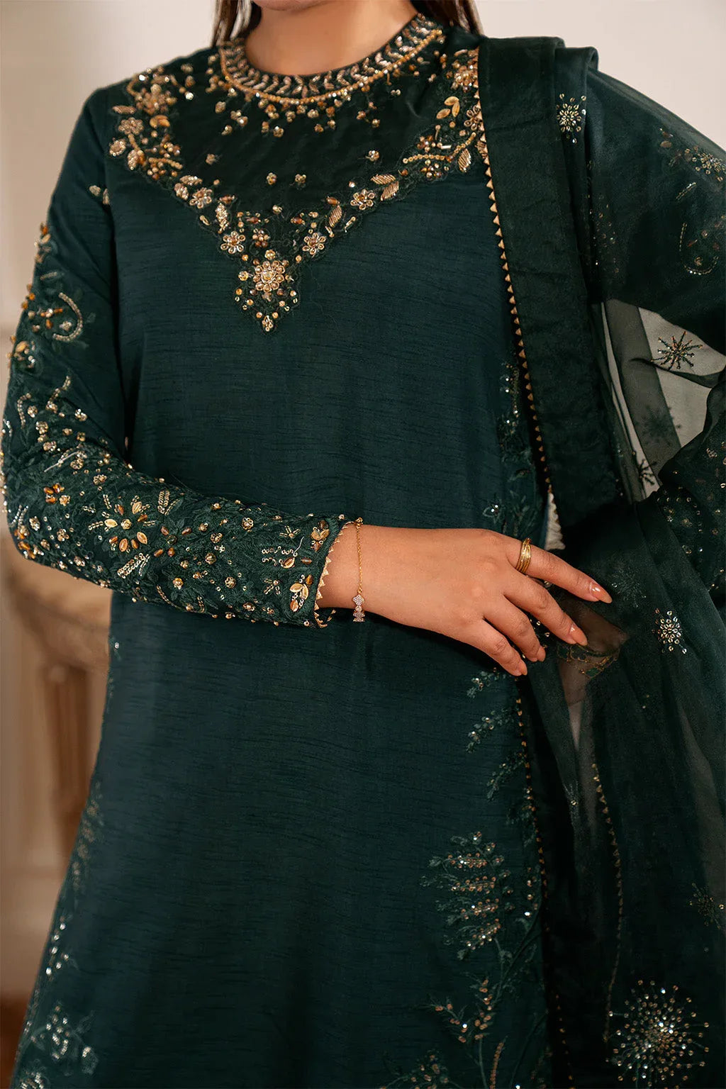 Neeshay | Luxe Pret | Emerelle - Aqsa Fabrics