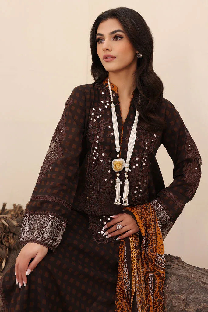Charizma | Naranji Embroidered Lawn 24 | CN4-004 - Aqsa Fabrics