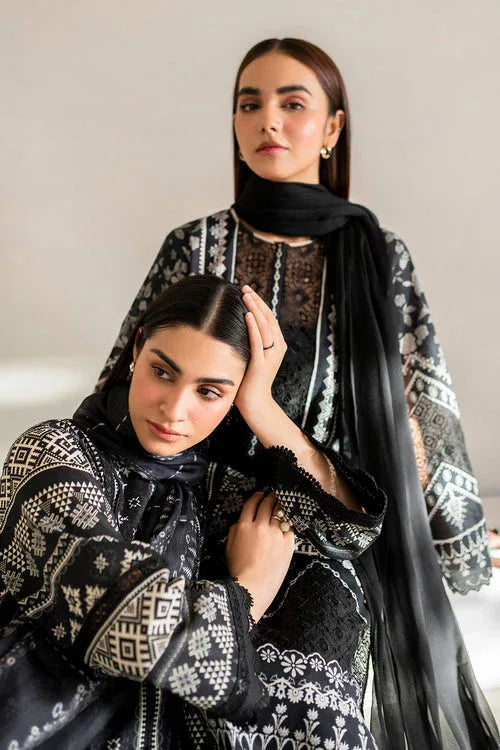 Baroque | Luxury Pret 24 | LAWN UF-671 - Aqsa Fabrics
