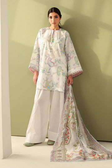 Baroque | Eid Printique | EMBROIDERED PRINTED LAWN UF-4179 - Aqsa Fabrics