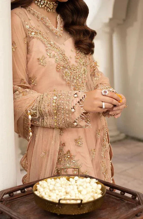 Eleshia | Zarin Wedding Formals 23 | Leena - Aqsa Fabrics