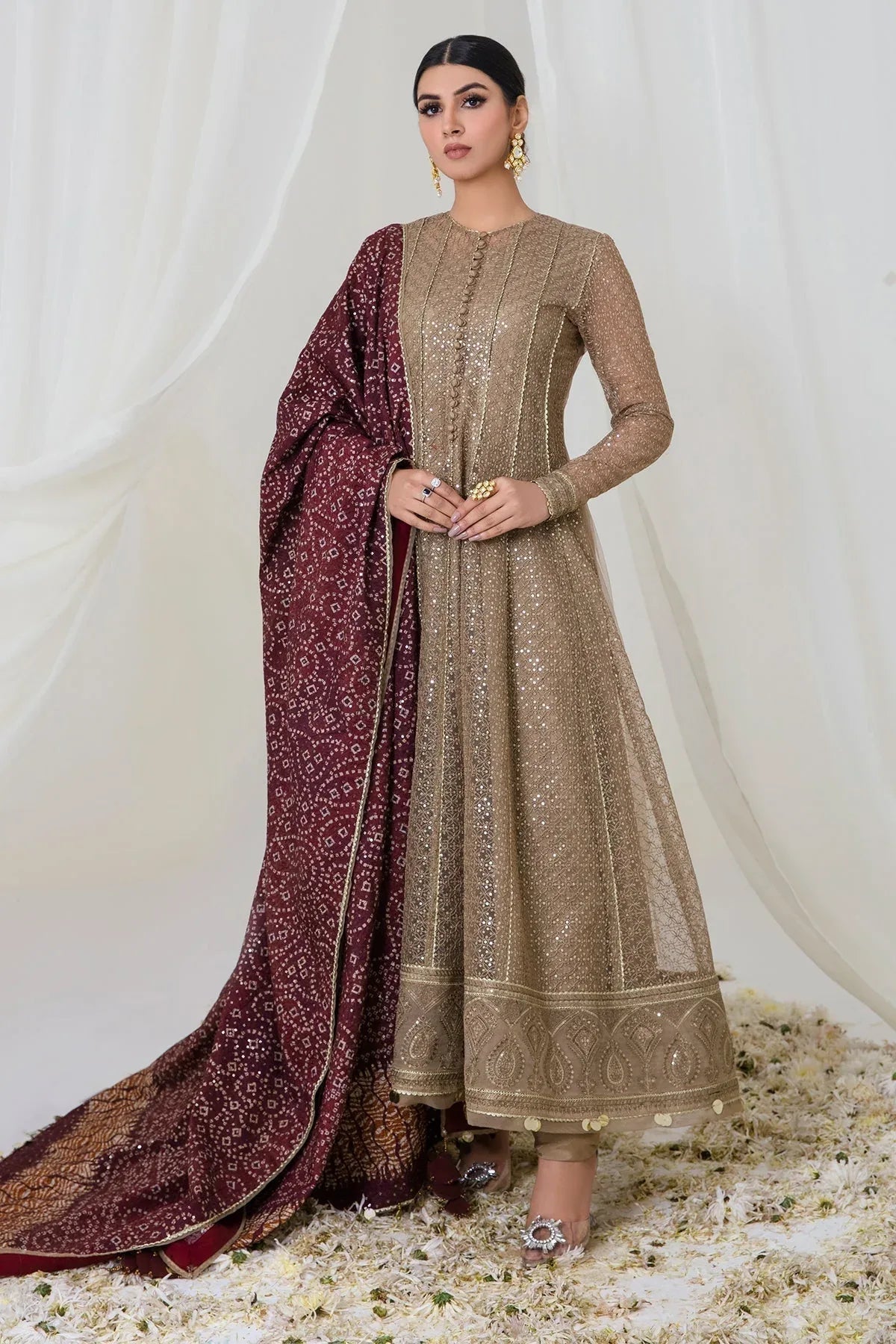 Jazmin | Embroidered Collection | HAZEL HYPE - Aqsa Fabrics