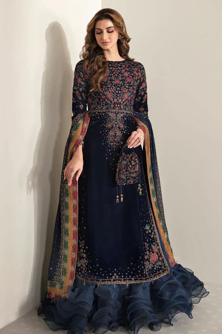 Jazmin | Velvet 23 | VF-2005 - Aqsa Fabrics