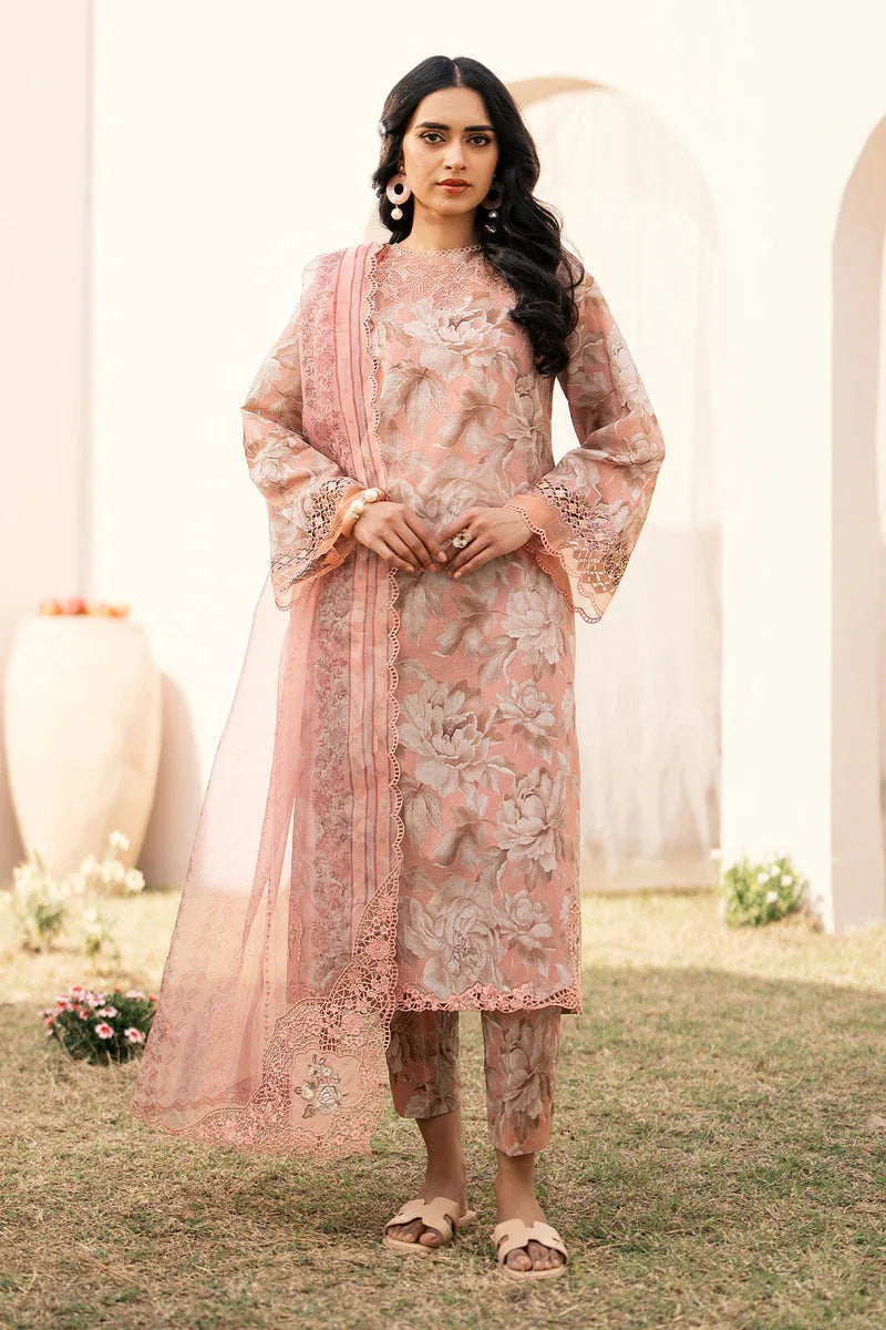 Baroque | Luxury Pret 24 | LAWN UF-593 - Aqsa Fabrics