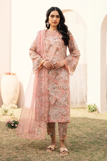 Baroque | Luxury Pret 24 | LAWN UF-593 - Aqsa Fabrics
