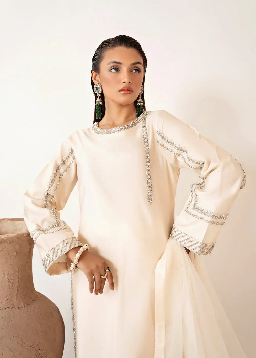 Dastoor | Euphoria Luxury Pret 24 | Pearl - Aqsa Fabrics