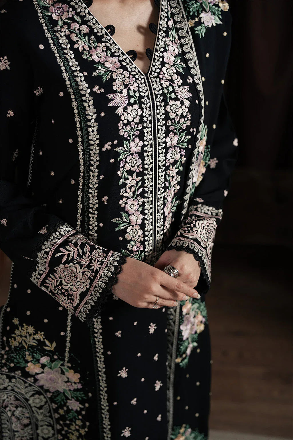 Neeshay | Winter Reverie | Velayne - Aqsa Fabrics