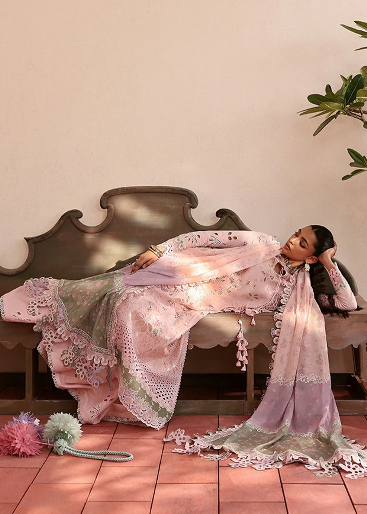Suffuse | Luxury Lawn 25 | LEENA - Aqsa Fabrics