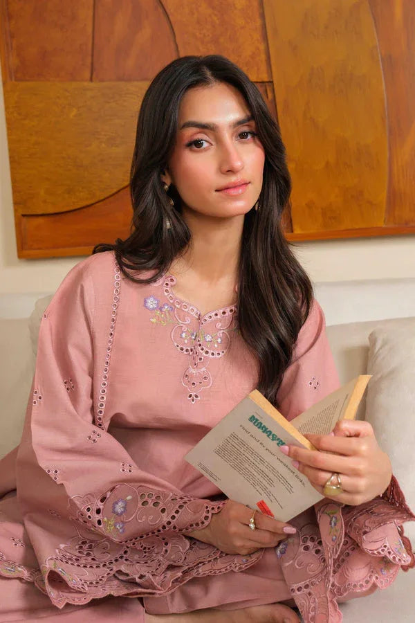 Noor by Saadia Asad | Noor Pret 25 | D6 - Pink Whispers - Aqsa Fabrics