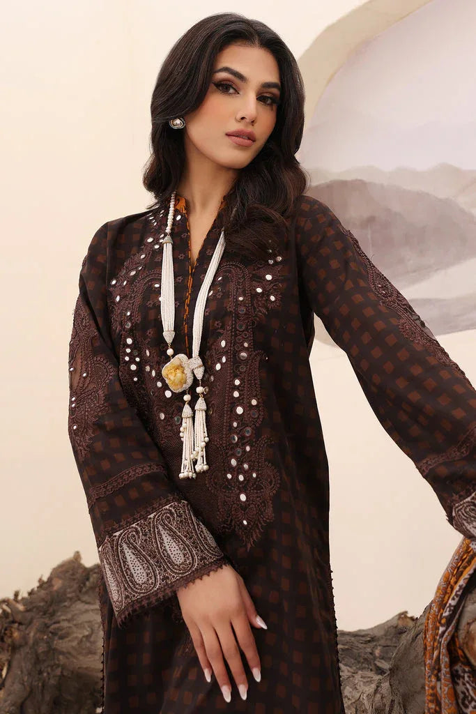 Charizma | Naranji Embroidered Lawn 24 | CN4-004 - Aqsa Fabrics