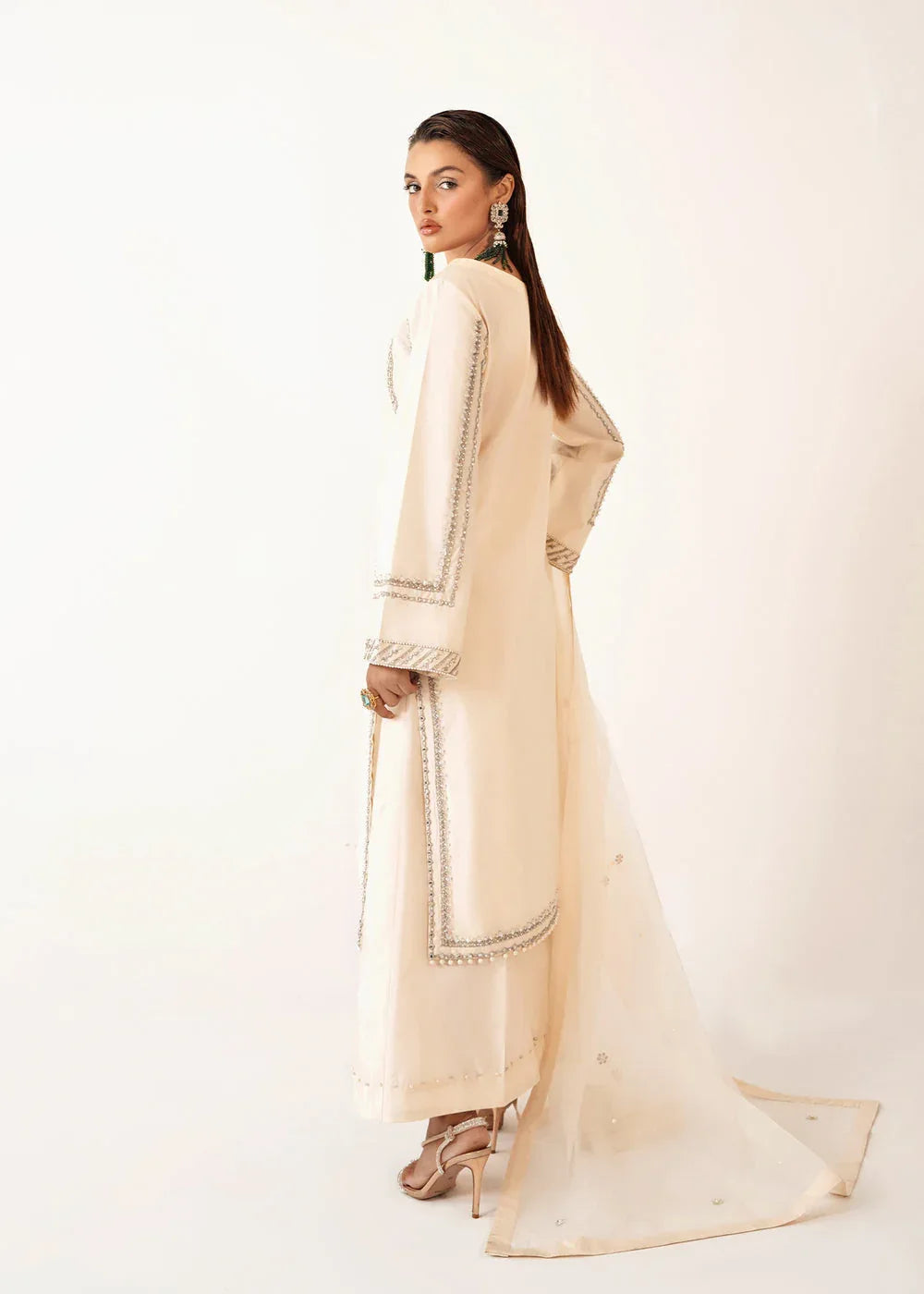 Dastoor | Euphoria Luxury Pret 24 | Pearl - Aqsa Fabrics