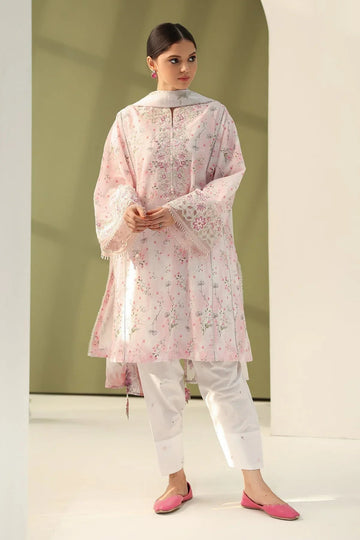 Baroque | Eid Printique | EMBROIDERED PRINTED LAWN UF-4180 - Aqsa Fabrics