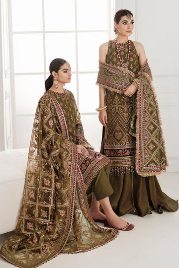 EMBROIDERED CHIFFON CH10-06 STITCHED