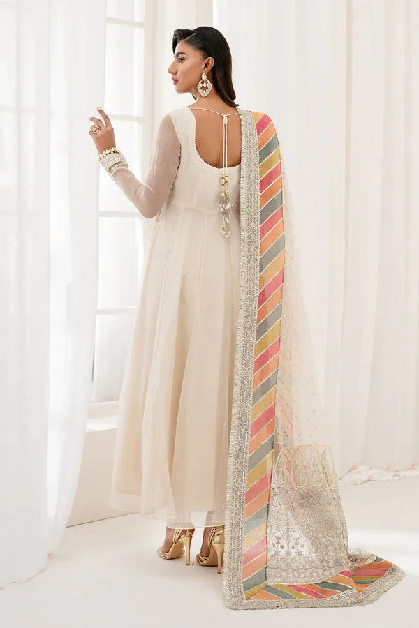 Baroque | Luxury Pret 25 | EMBROIDERED CHIFFON PR-1098 - Aqsa Fabrics
