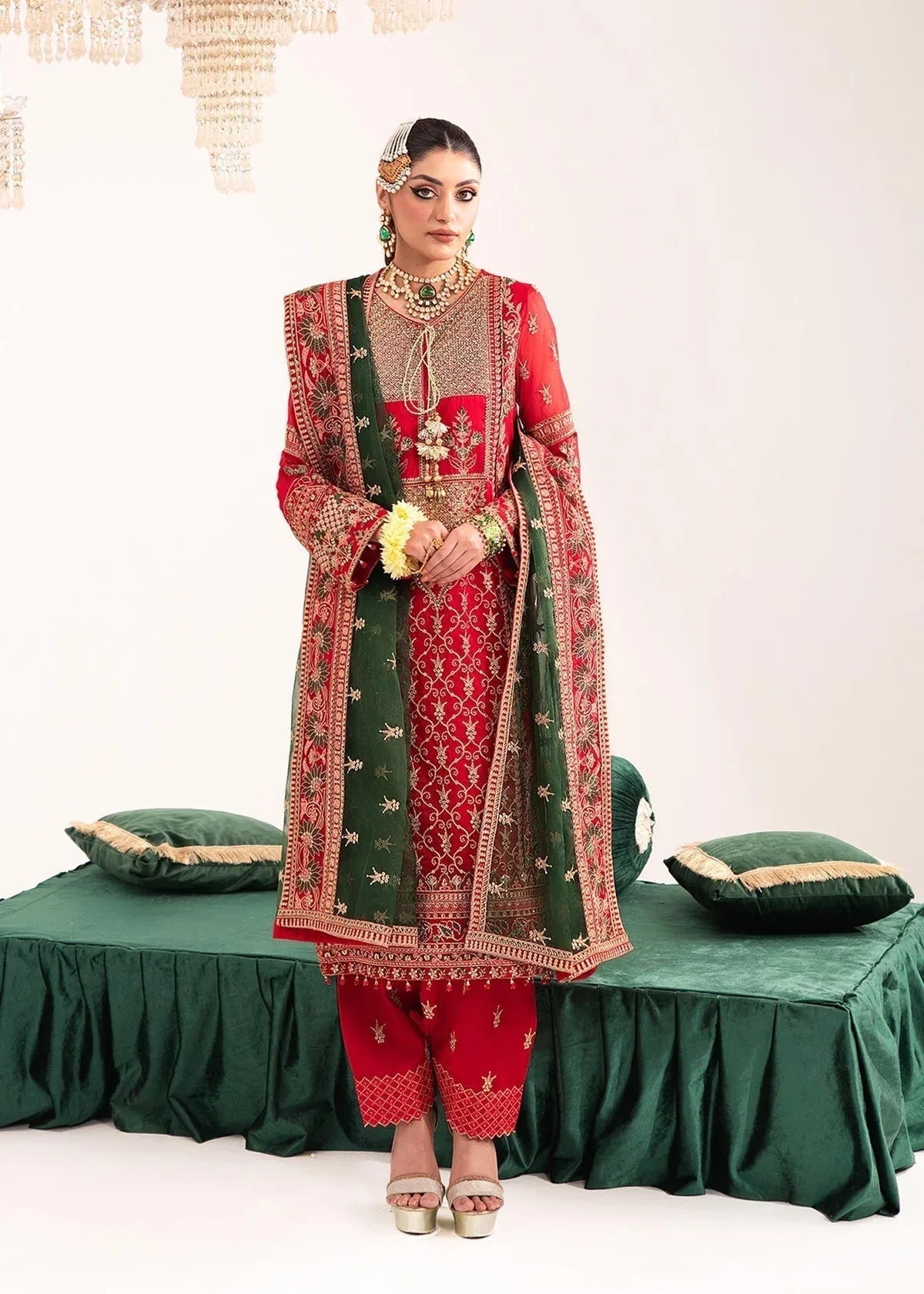 Dastoor | Sajni Luxury Eid Collection 24 | Dur-e-Shahwar - Aqsa Fabrics