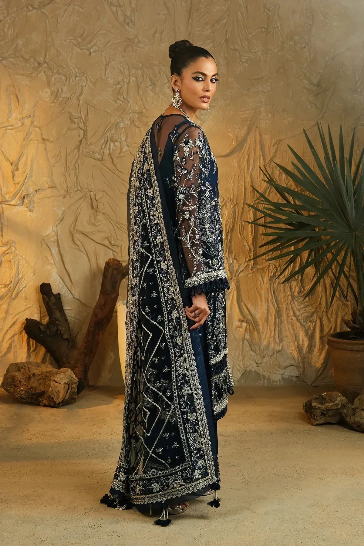 Mina Kashif | Kahani Luxury Formals 23 | Emerald - Aqsa Fabrics
