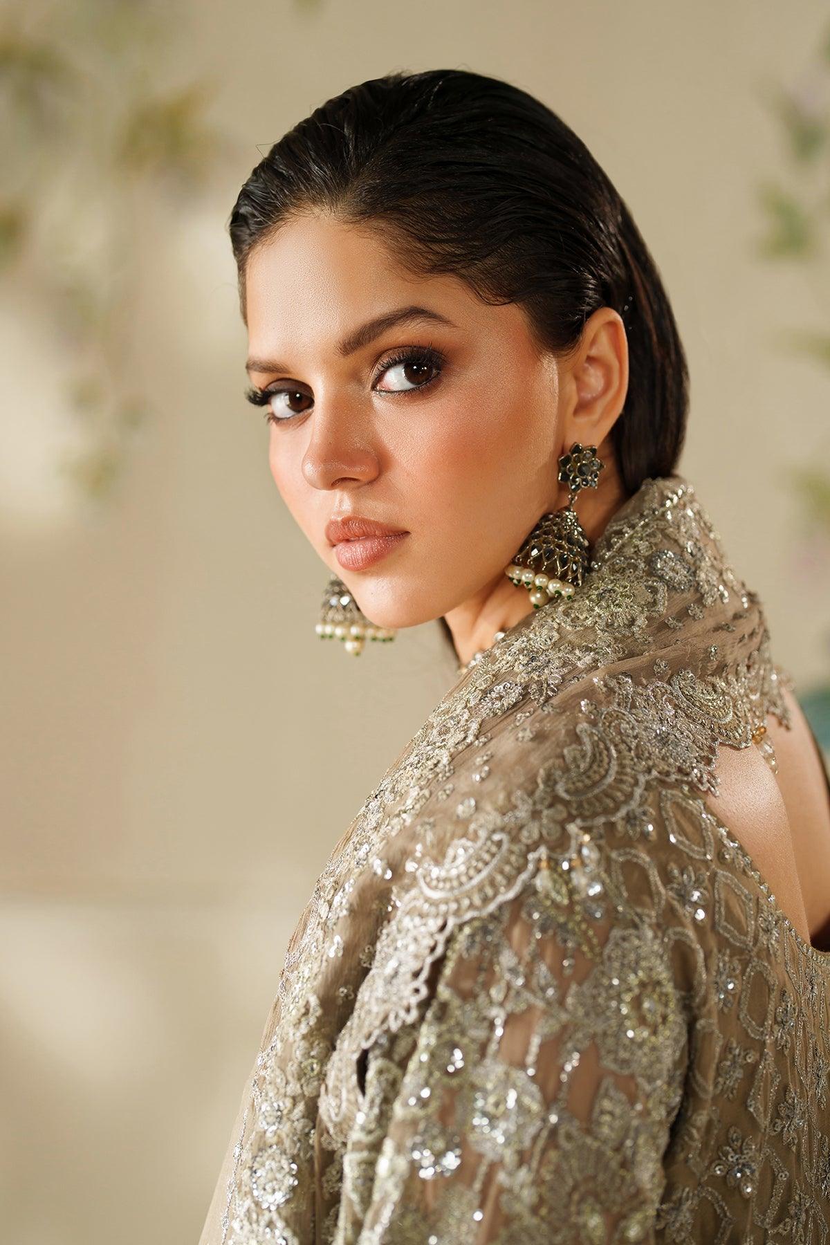 EMBROIDERED CHIFFON CH14-08 STITCHED