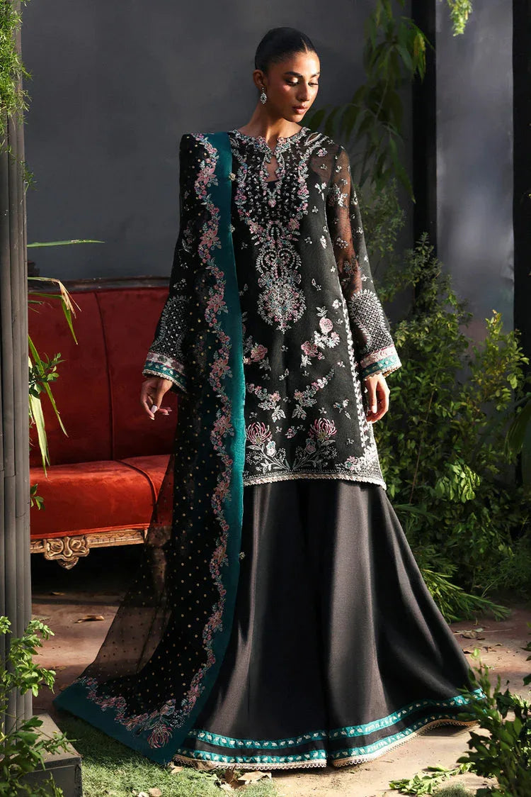 Afrozeh | La Fuschia 25 | Larosea - Aqsa Fabrics