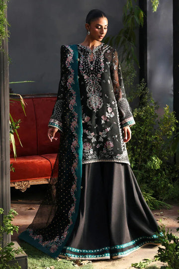 Afrozeh | La Fuschia 25 | Larosea - Aqsa Fabrics