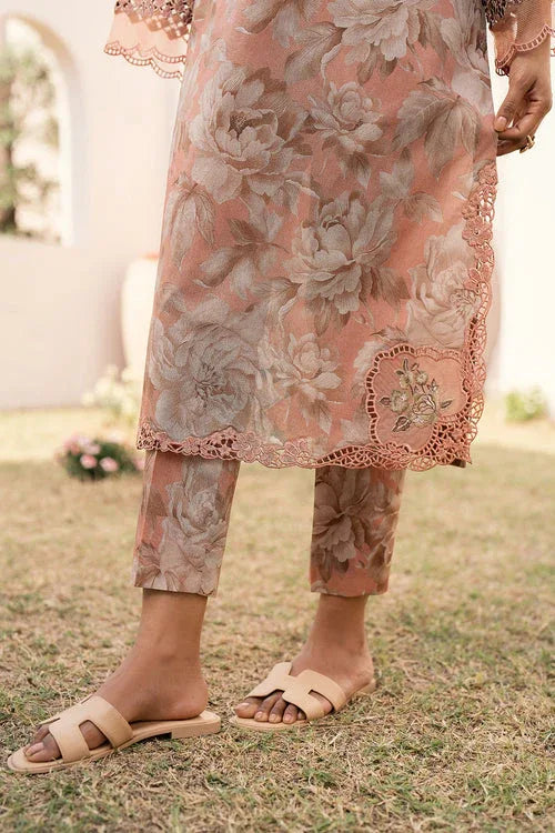 Baroque | Luxury Pret 24 | LAWN UF-593 - Aqsa Fabrics
