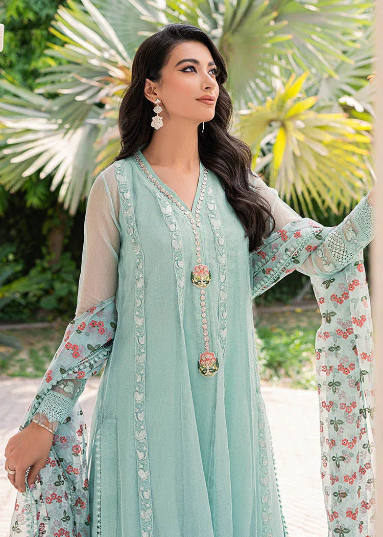 Saira Shakira | Luxury Pret | Tiffany Blue - Aqsa Fabrics