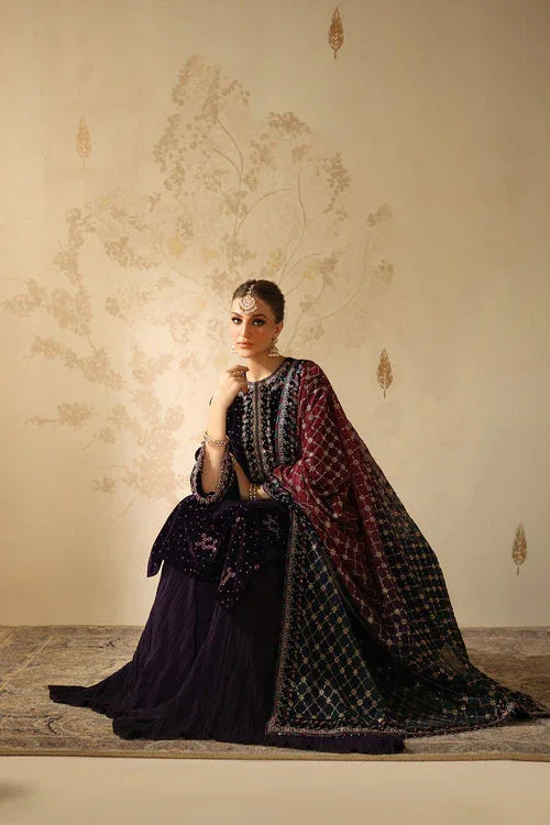 Baroque | Velvet 25 | UF-4319 - Aqsa Fabrics