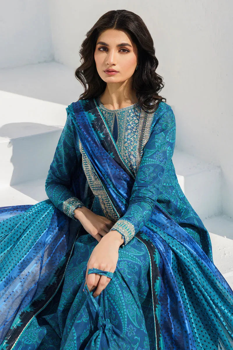 Jazmin | Summer Lawn 25 | USE-9017 - Aqsa Fabrics