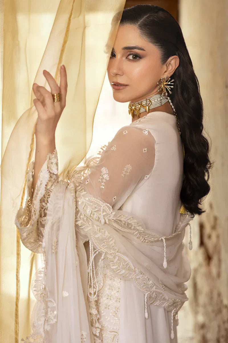 Qalamkar | Chiffon Edit | WC-03 ROISE - Aqsa Fabrics