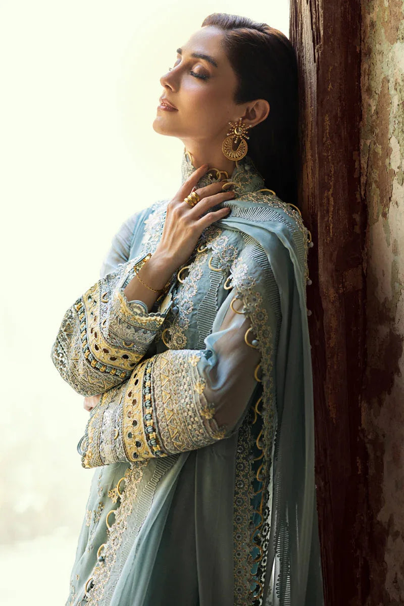 Qalamkar | Chiffon Edit | WC-08 VEVIN - Aqsa Fabrics