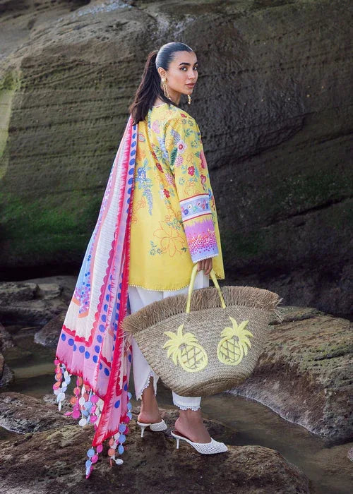 Sadaf Fawad Khan | Siraa Lawn 25 | Sea Flora - Aqsa Fabrics