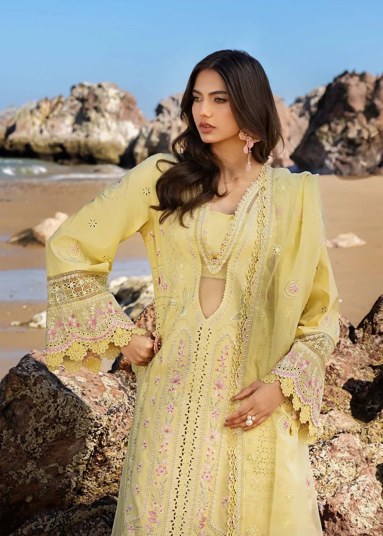Akbar Aslam | Mare Lawn Edit 25 | Solara - Aqsa Fabrics