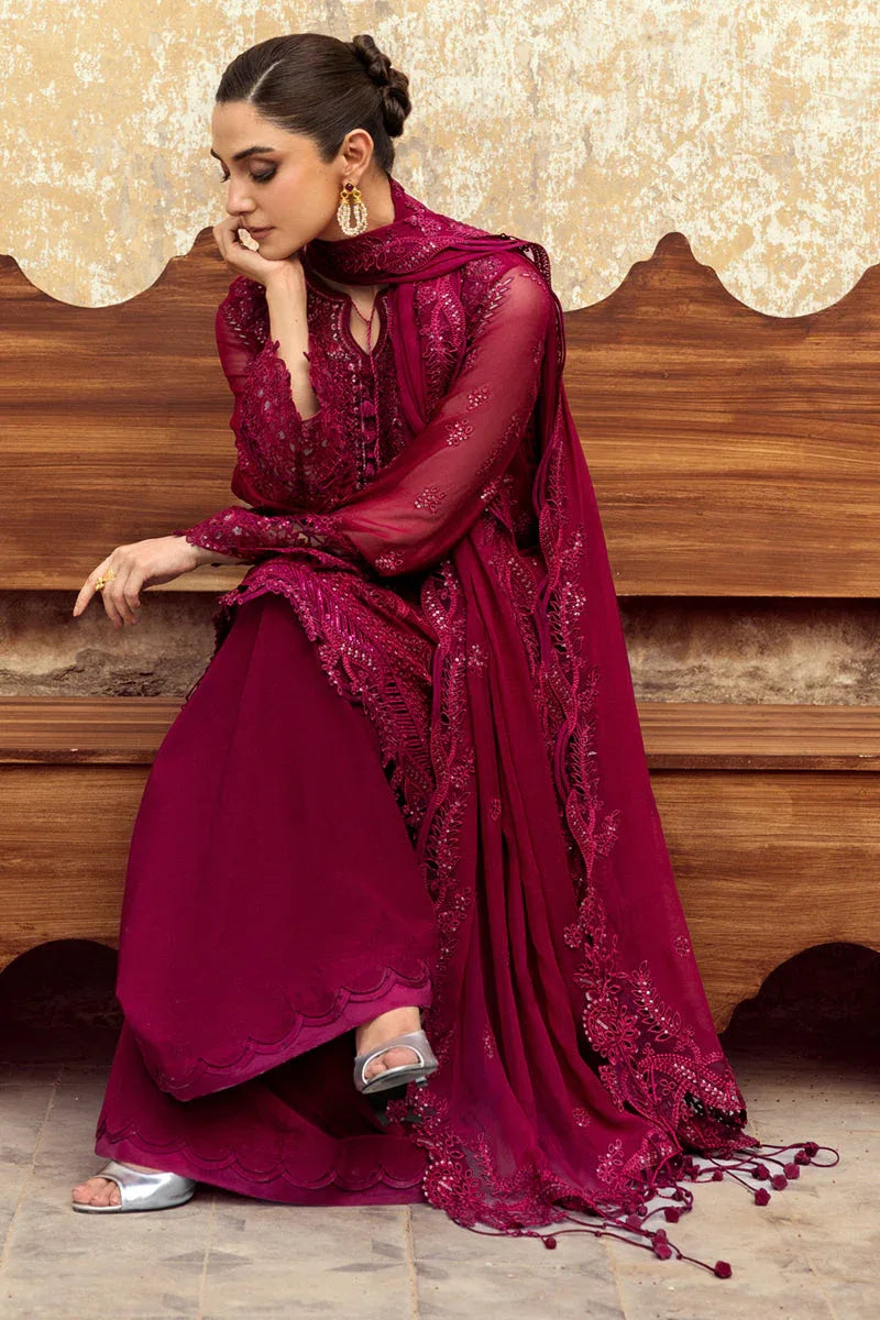 Qalamkar | Chiffon Edit | WC-02 SIOFE - Aqsa Fabrics