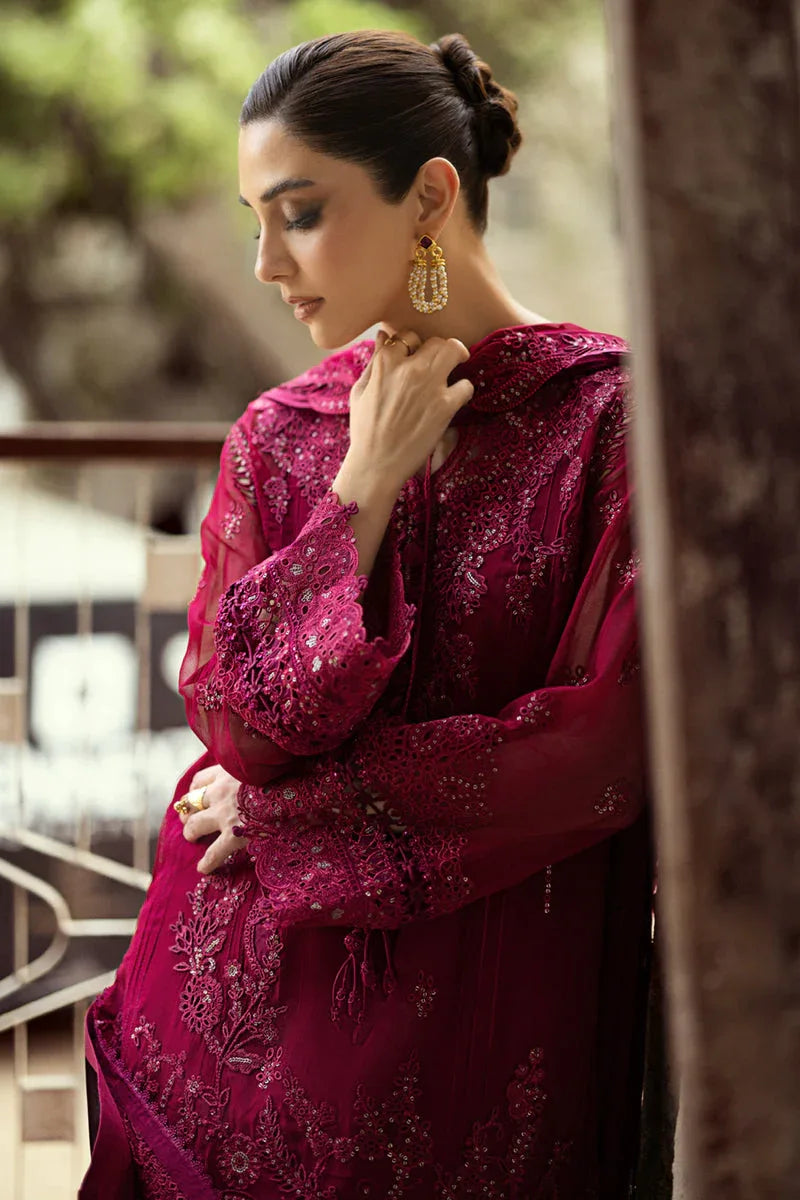 Qalamkar | Chiffon Edit | WC-02 SIOFE - Aqsa Fabrics