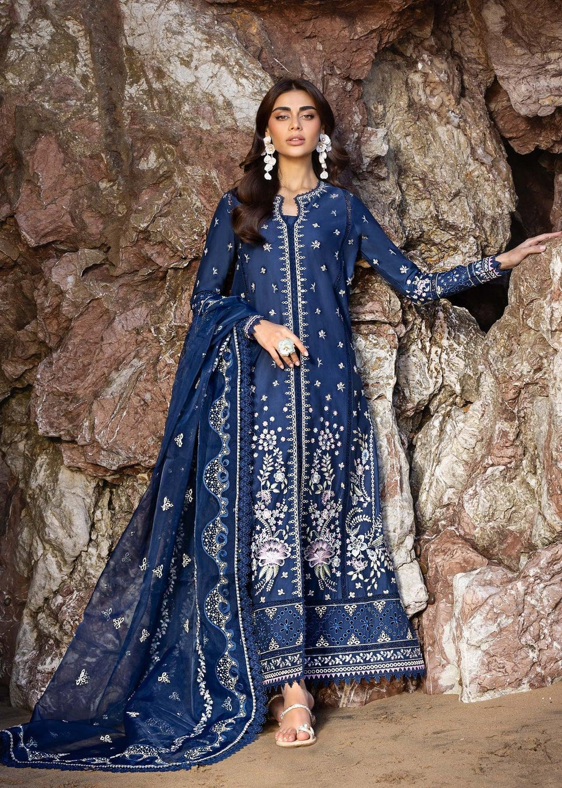 Akbar Aslam | Mare Lawn Edit 25 | Eilara - Aqsa Fabrics