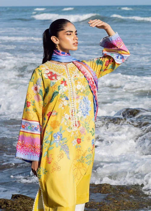 Sadaf Fawad Khan | Siraa Lawn 25 | Sea Flora - Aqsa Fabrics