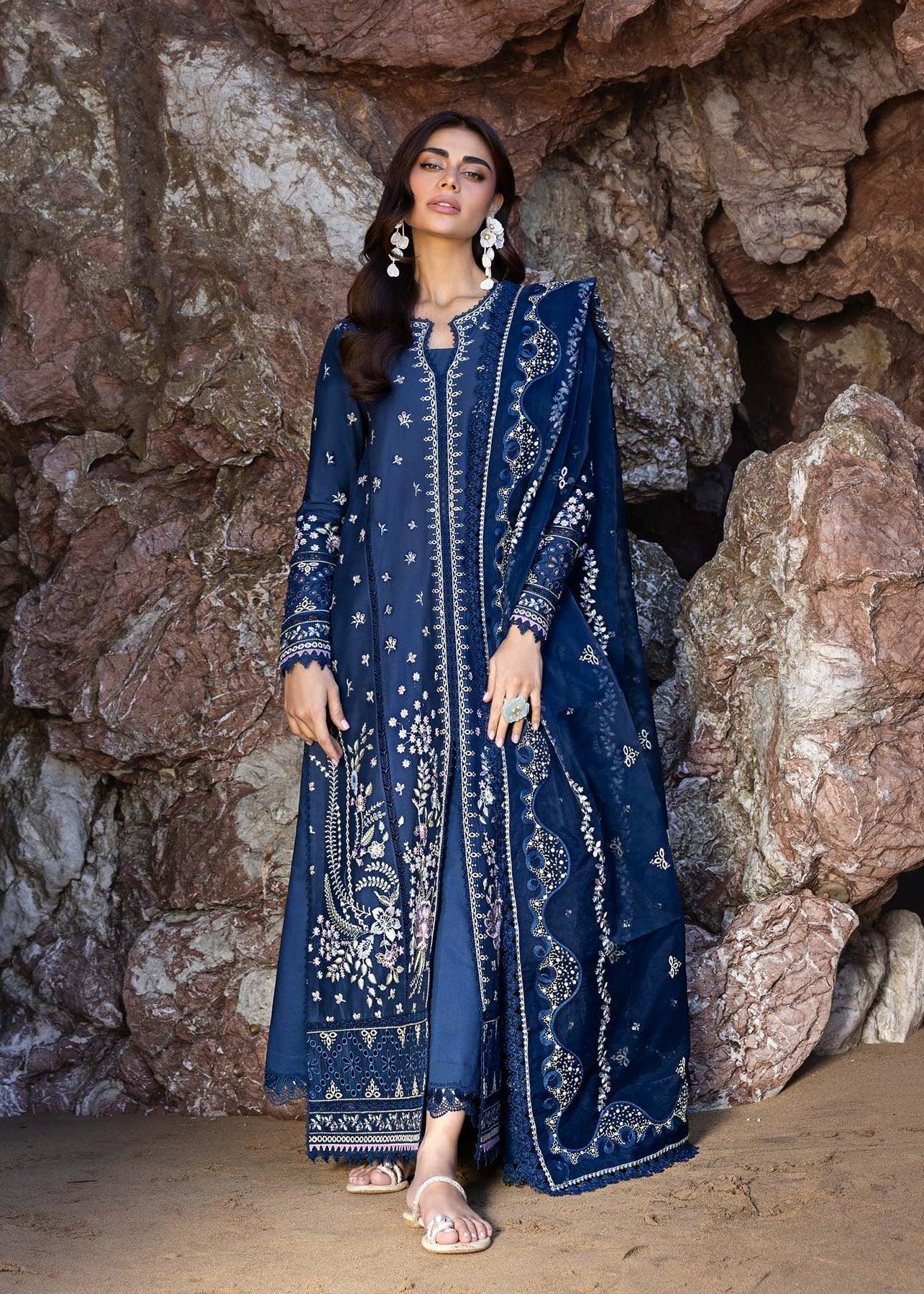 Akbar Aslam | Mare Lawn Edit 25 | Eilara - Aqsa Fabrics