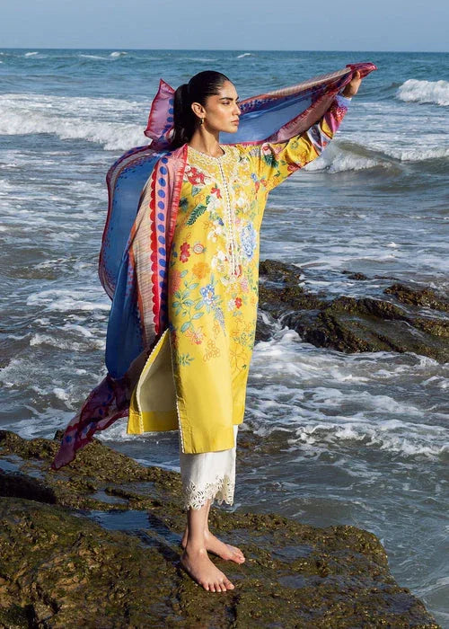 Sadaf Fawad Khan | Siraa Lawn 25 | Sea Flora - Aqsa Fabrics