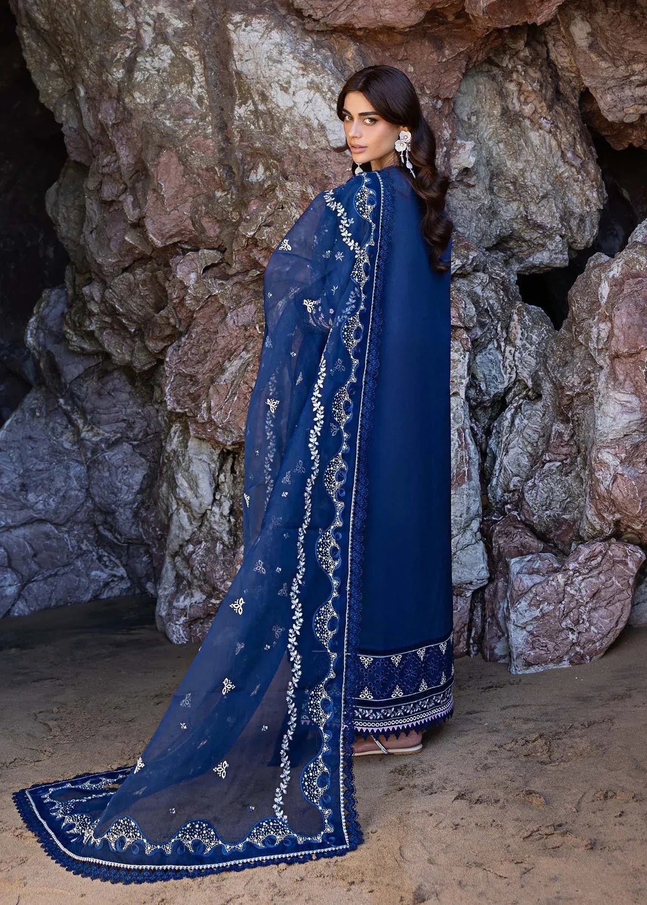 Akbar Aslam | Mare Lawn Edit 25 | Eilara - Aqsa Fabrics