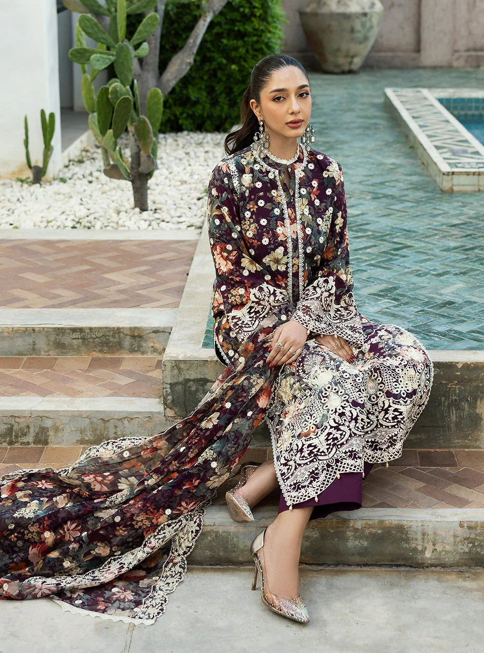 Zainab Chottani | Chikankari 25 | Reeya - 10B - Aqsa Fabrics