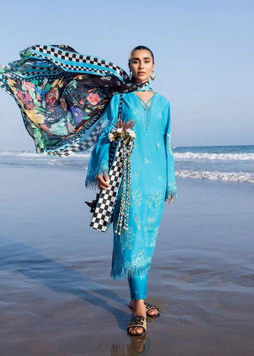Sadaf Fawad Khan | Siraa Lawn 25 | Mystic Sea - Aqsa Fabrics