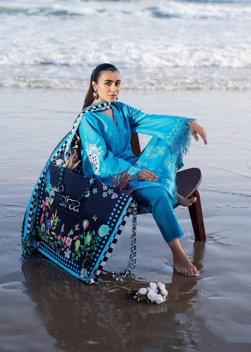 Sadaf Fawad Khan | Siraa Lawn 25 | Mystic Sea - Aqsa Fabrics