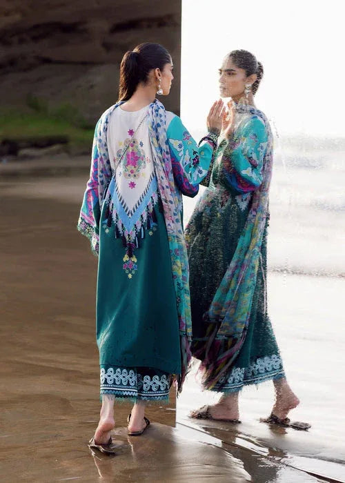 Sadaf Fawad Khan | Siraa Lawn 25 | Surf Gypsy - Aqsa Fabrics