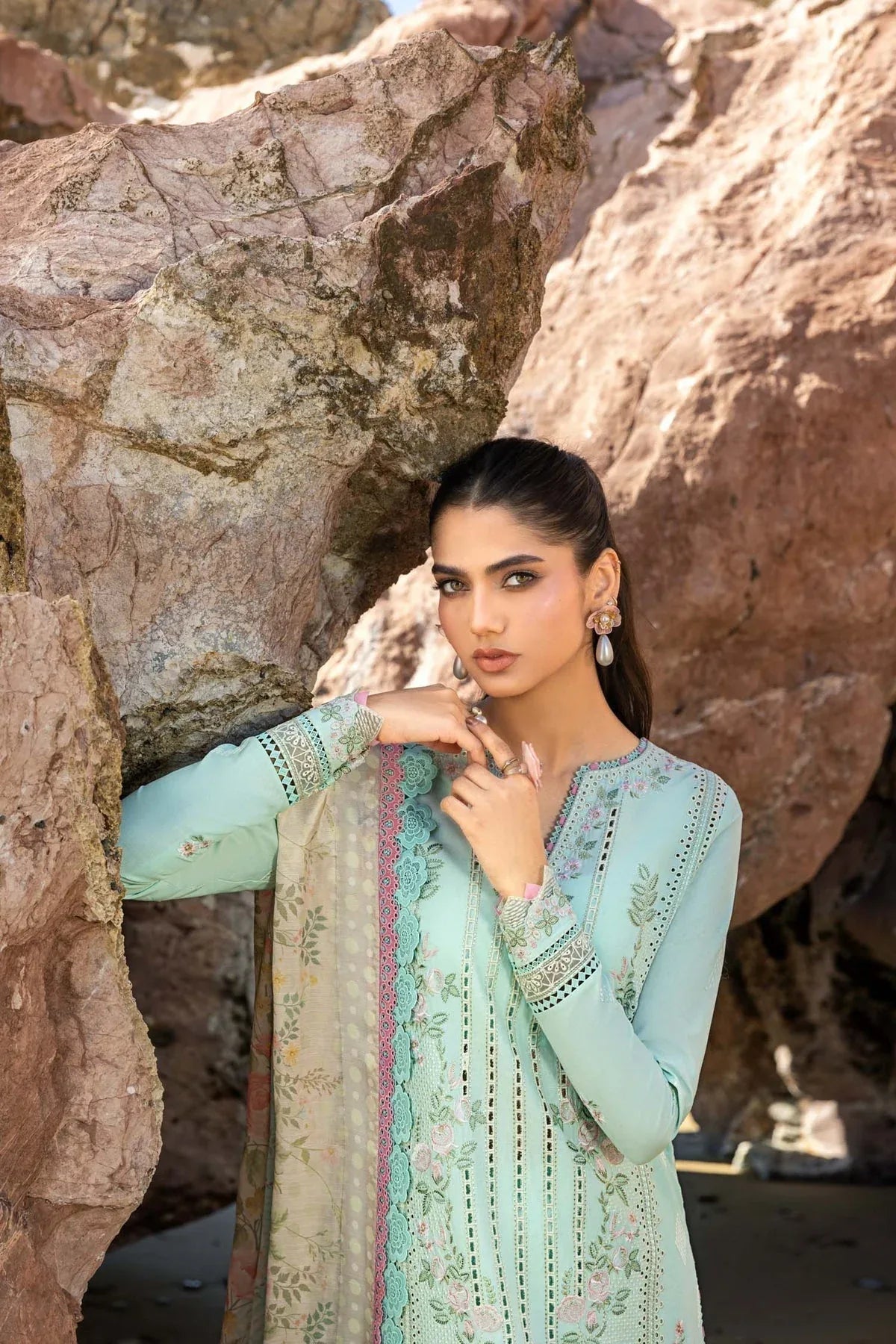 Akbar Aslam | Mare Lawn Edit 25 | Rivora - Aqsa Fabrics