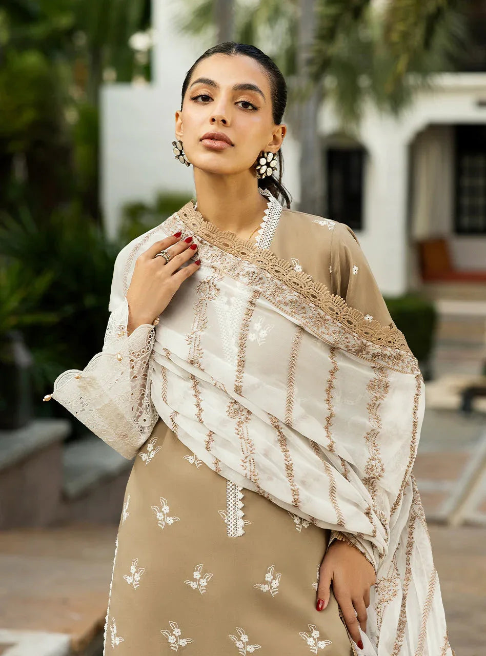 Zainab Chottani | Chikankari 25 | Sia - 11A - Aqsa Fabrics