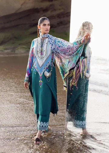 Sadaf Fawad Khan | Siraa Lawn 25 | Surf Gypsy - Aqsa Fabrics