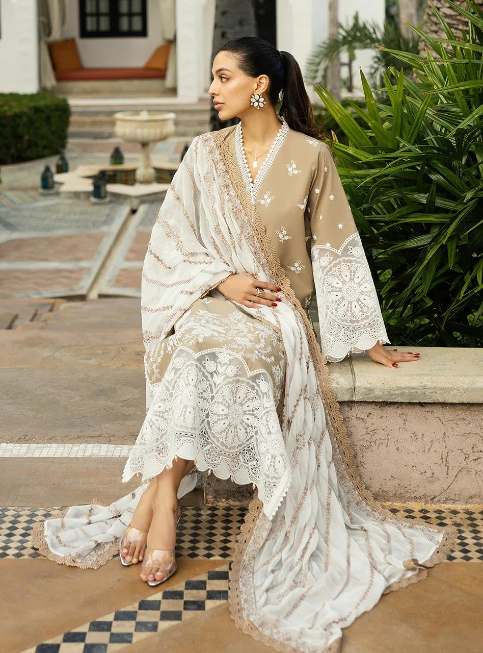 Zainab Chottani | Chikankari 25 | Sia - 11A - Aqsa Fabrics