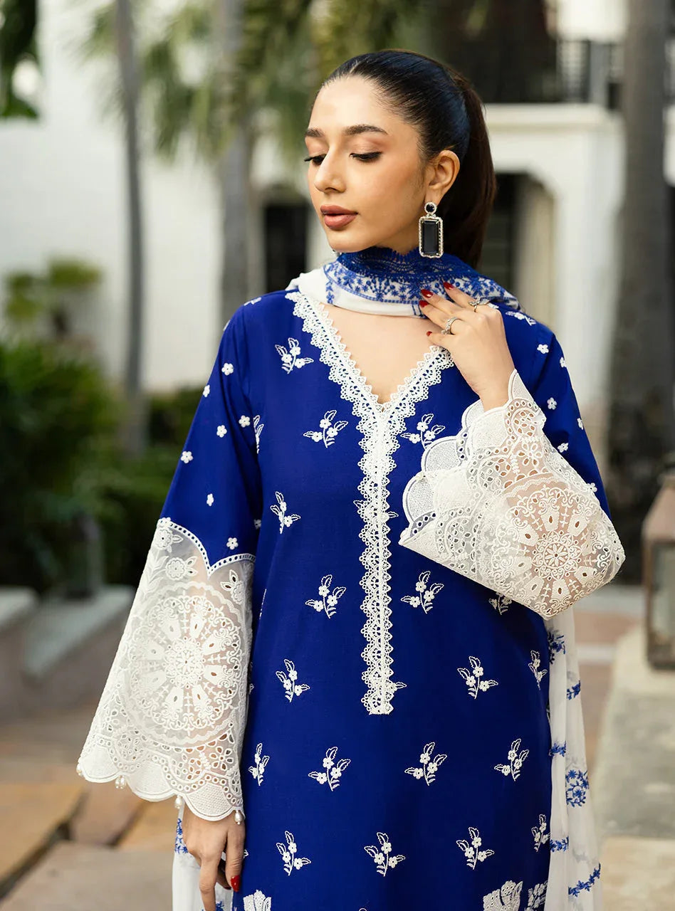 Zainab Chottani | Chikankari 25 | Sia - 11B - Aqsa Fabrics