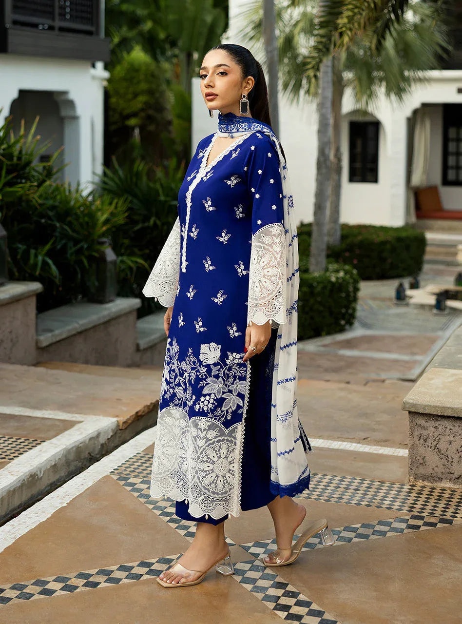 Zainab Chottani | Chikankari 25 | Sia - 11B - Aqsa Fabrics
