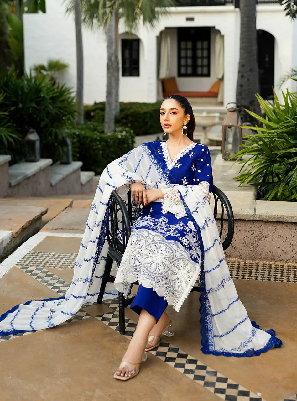 Zainab Chottani | Chikankari 25 | Sia - 11B - Aqsa Fabrics