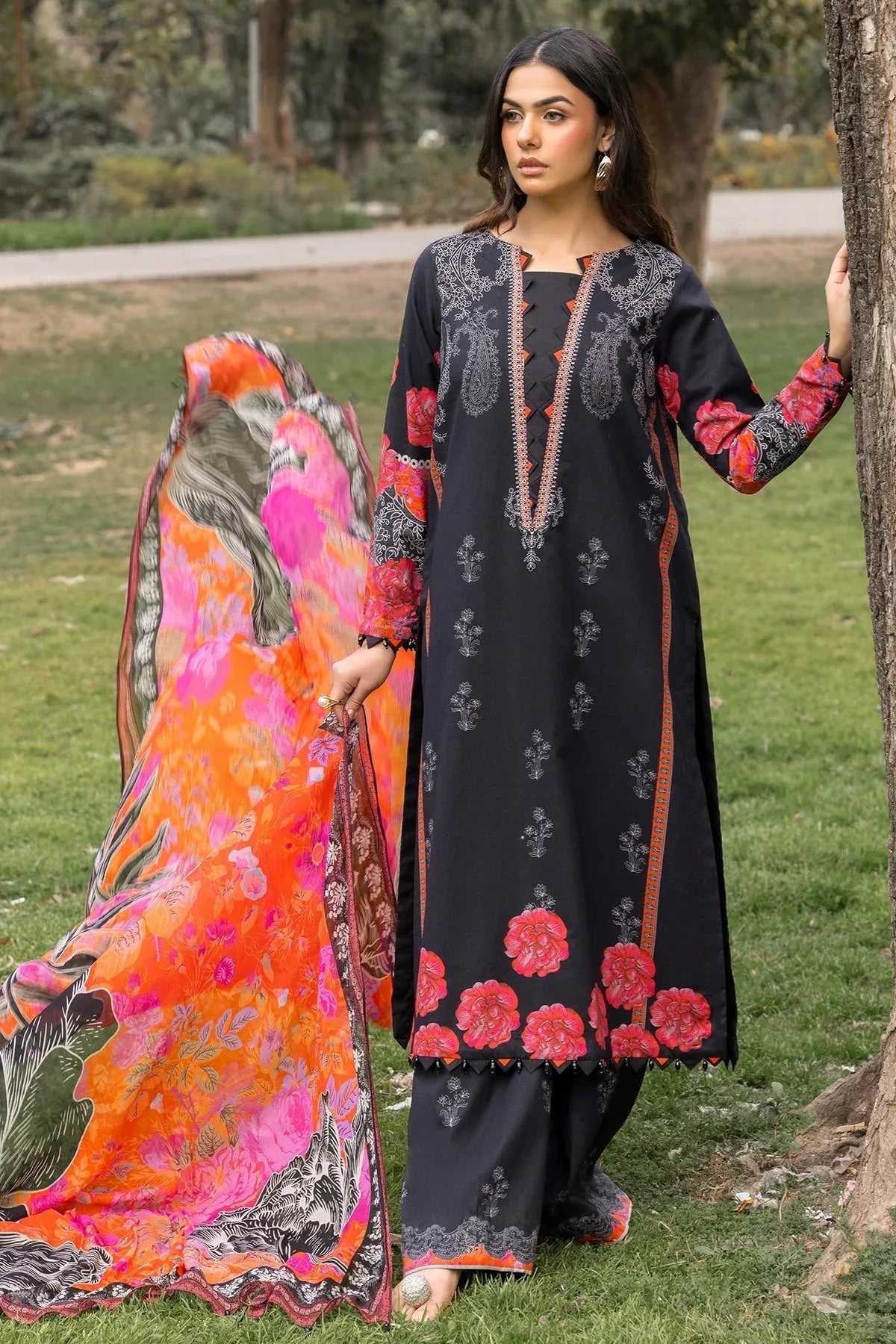 Charizma | C prints Lawn | CP5-18 - Aqsa Fabrics